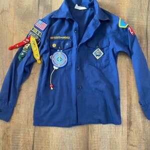 Vintage Boy Scouts Uniform Shirt